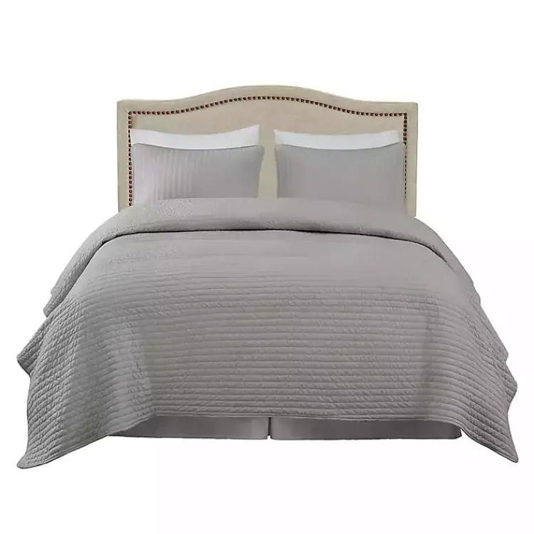 Beds & Headboards-Kirklands Home Upholstered Augusta Queen Headboard Tan