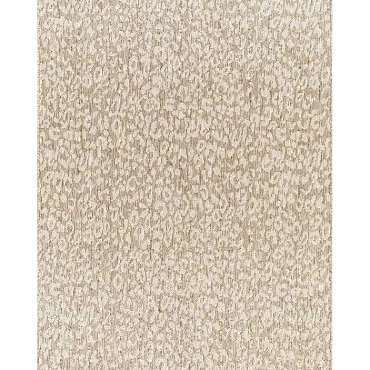 Outdoor Rugs-Kirklands Home Tan Amur Outdoor Rug, 6x9