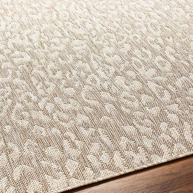 Outdoor Rugs-Kirklands Home Tan Amur Outdoor Rug, 6x9