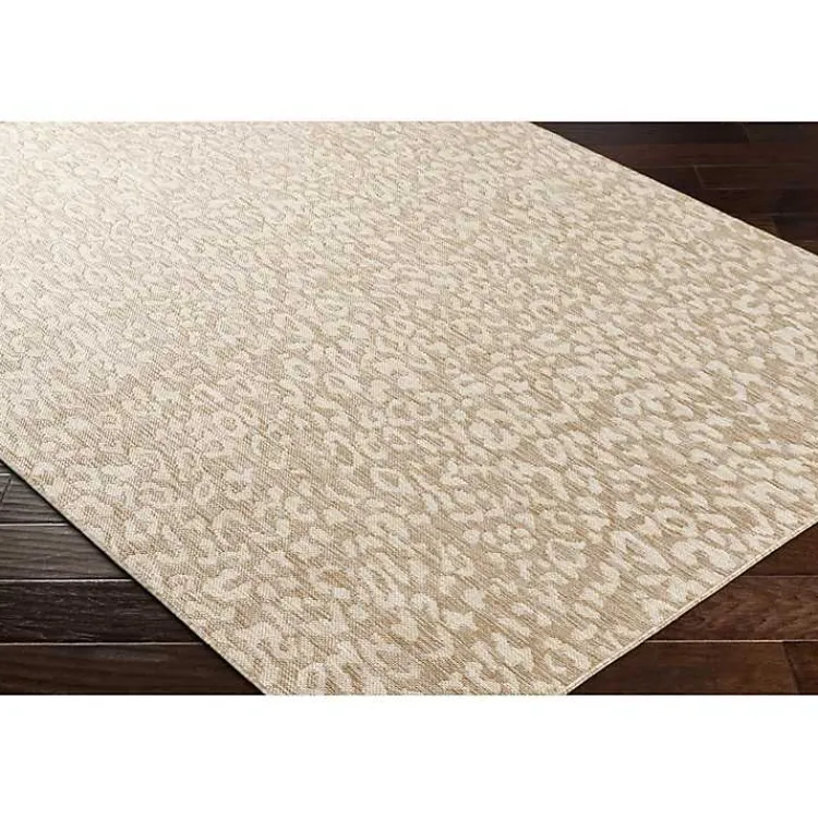 Outdoor Rugs-Kirklands Home Tan Amur Outdoor Rug, 7x10