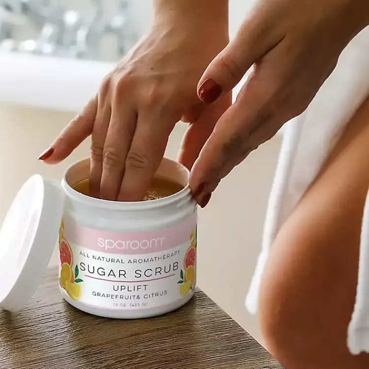 Bathroom Accessories-Kirklands Home Uplift Bath Bundle Gift Set Orange