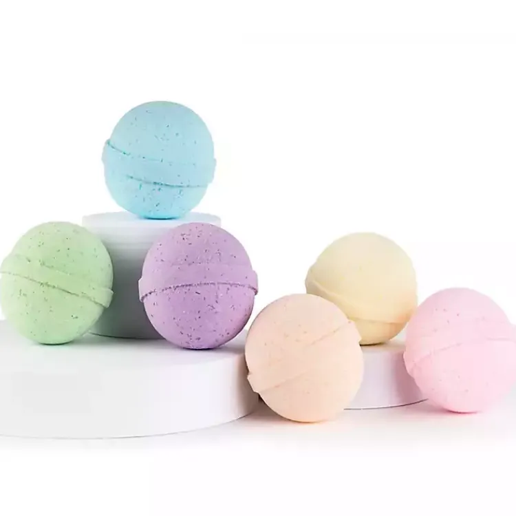 Bathroom Accessories-Kirklands Home Colorful Assorted Bath Bombs, Set of 6 Multi