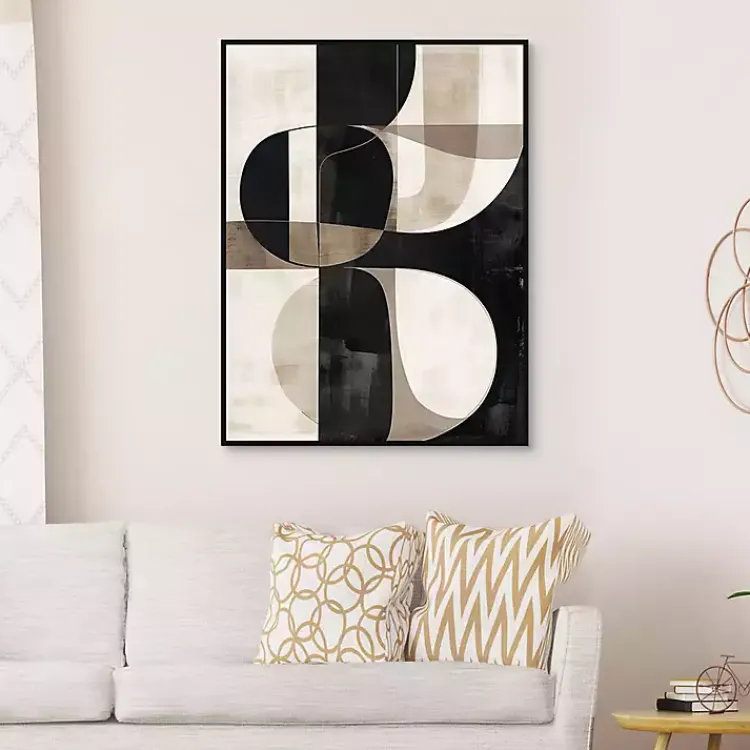 Canvas Art-Kirklands Home Bold Geometry II Framed Canvas Art Print