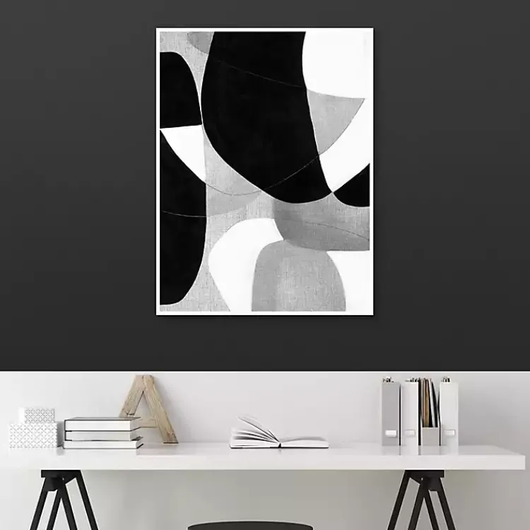 Canvas Art-Kirklands Home Gravity Abstract Framed Canvas Art Print