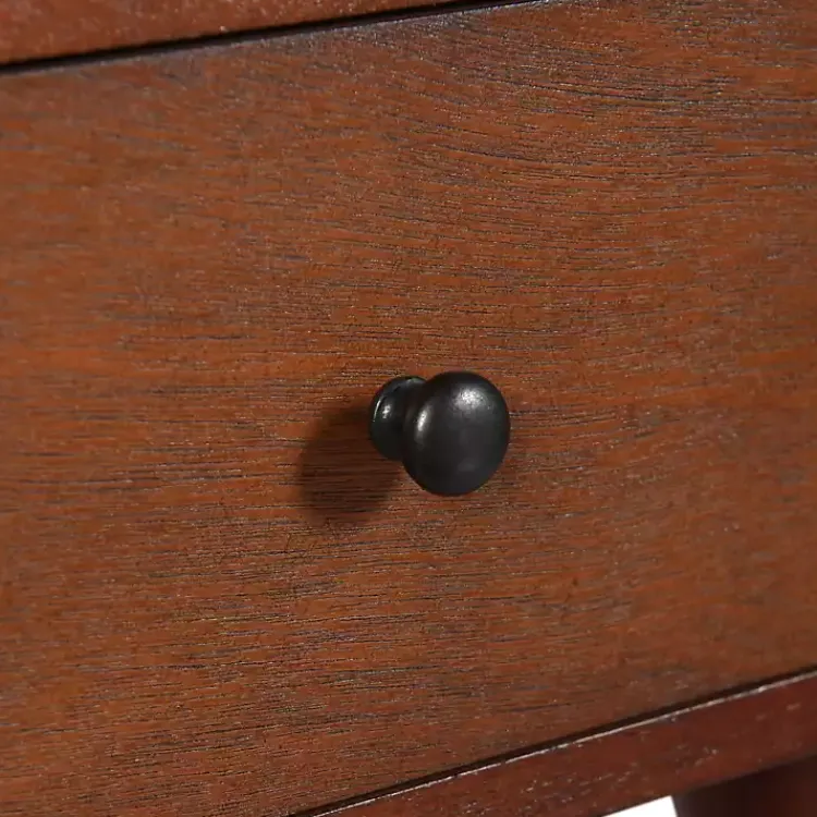 Accent & End Tables-Kirklands Home Walnut Wood 1-Drawer Arthur Accent Table Brown