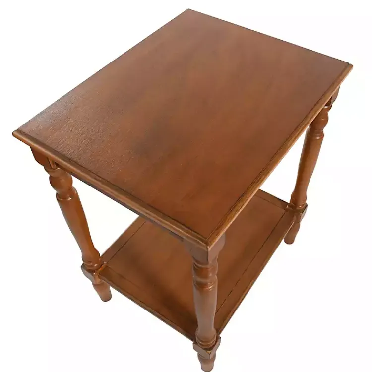 Accent & End Tables-Kirklands Home Honey Wood Sybil Accent Table Brown