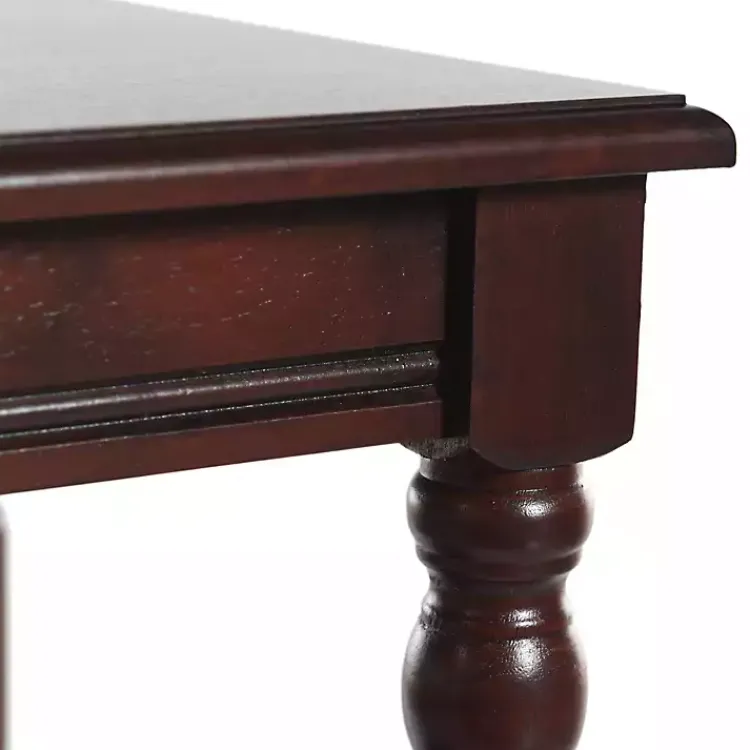 Accent & End Tables-Kirklands Home Cherry Wood Sybil Accent Table Brown