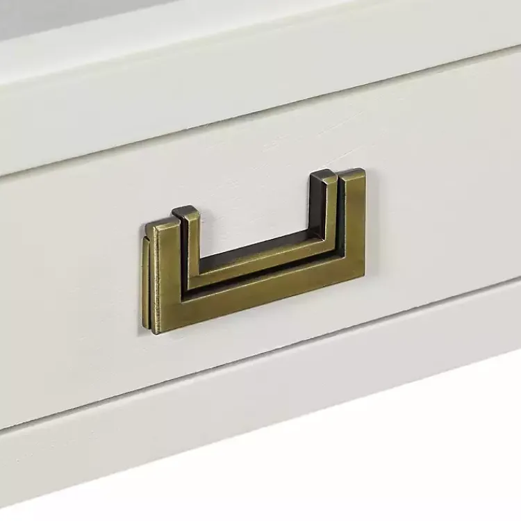 Accent & End Tables-Kirklands Home Wood Layla Accent Table White