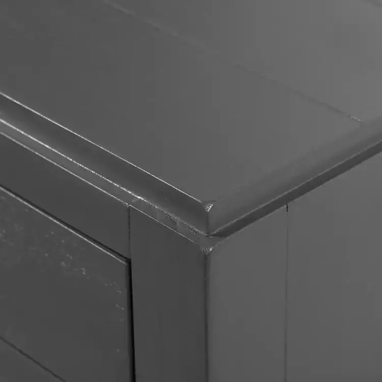 Console Tables-Kirklands Home Wood 2-Drawer Layla Console Table Gray