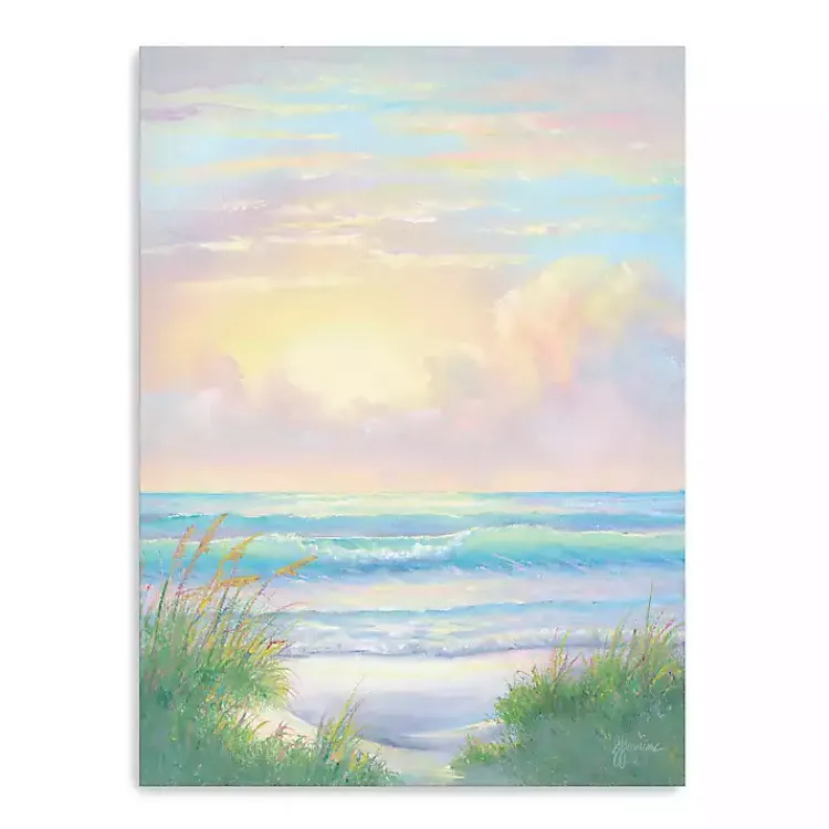 Canvas Art-Kirklands Home Sunlit Waves Canvas Art Print