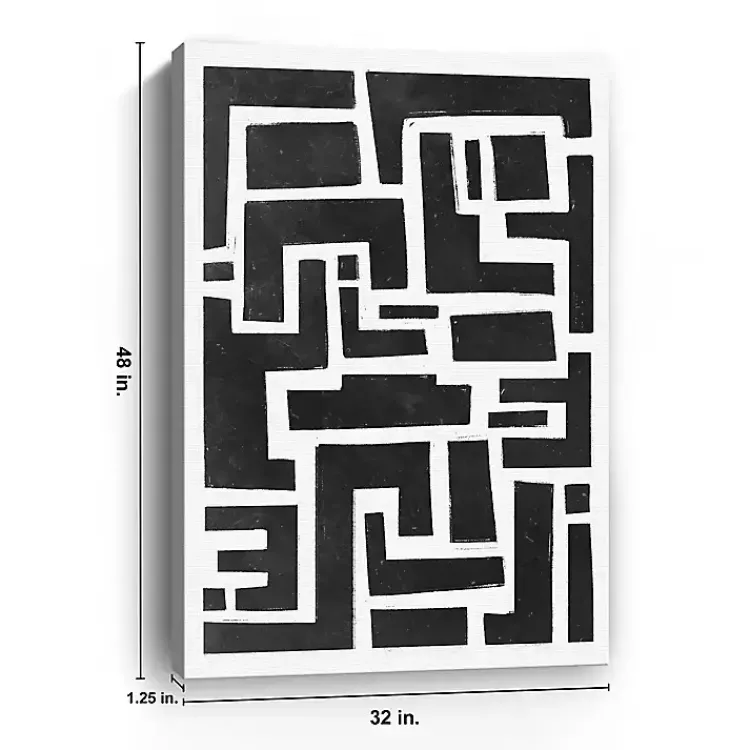 Canvas Art-Kirklands Home Imperfect Shapes Canvas Art Print