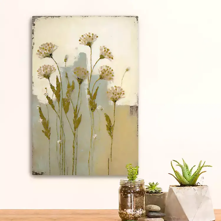 Canvas Art-Kirklands Home Wildflowers Encaustic Canvas Art Print Multi