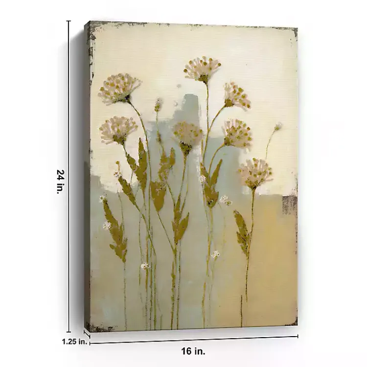 Canvas Art-Kirklands Home Wildflowers Encaustic Canvas Art Print Multi