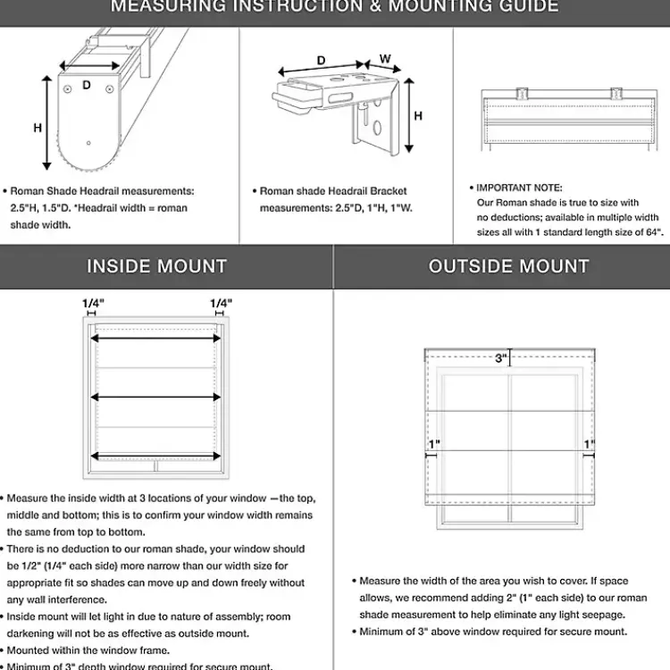 Curtains & Drapes-Kirklands Home Faux Silk Room Darkening Roman Shade, 35 in. Tan