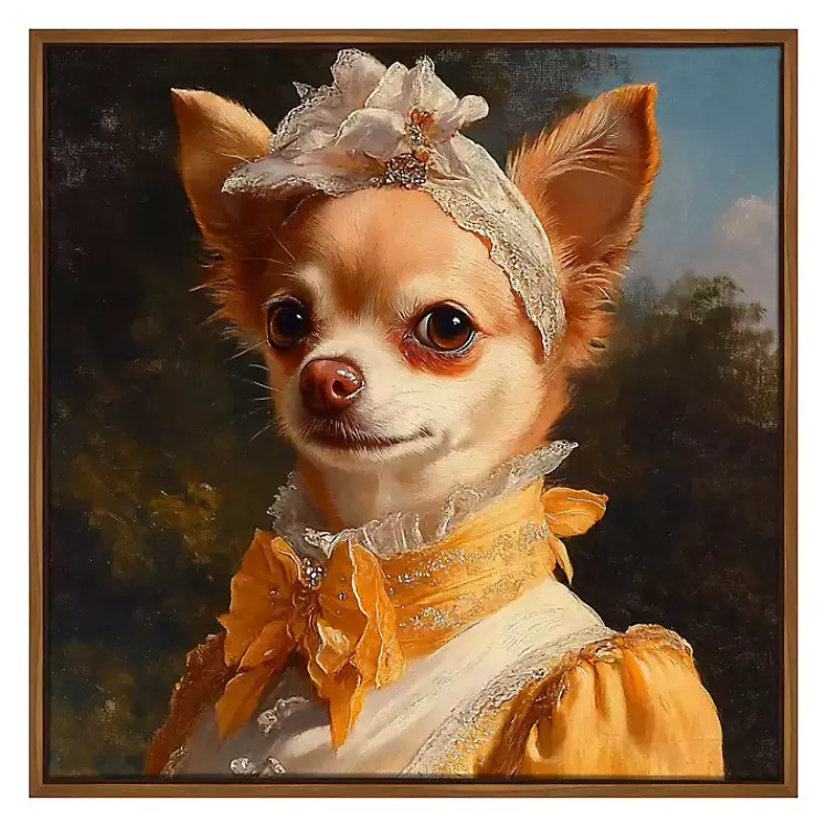 Canvas Art-Kirklands Home Baroness Bonita Barkington Framed Art Print Multi