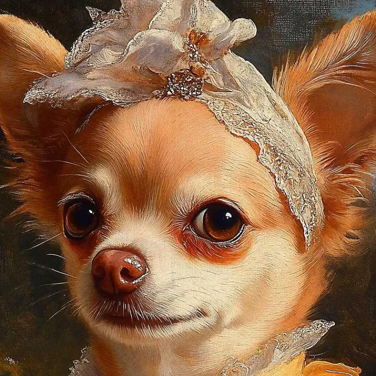 Canvas Art-Kirklands Home Baroness Bonita Barkington Framed Art Print Multi