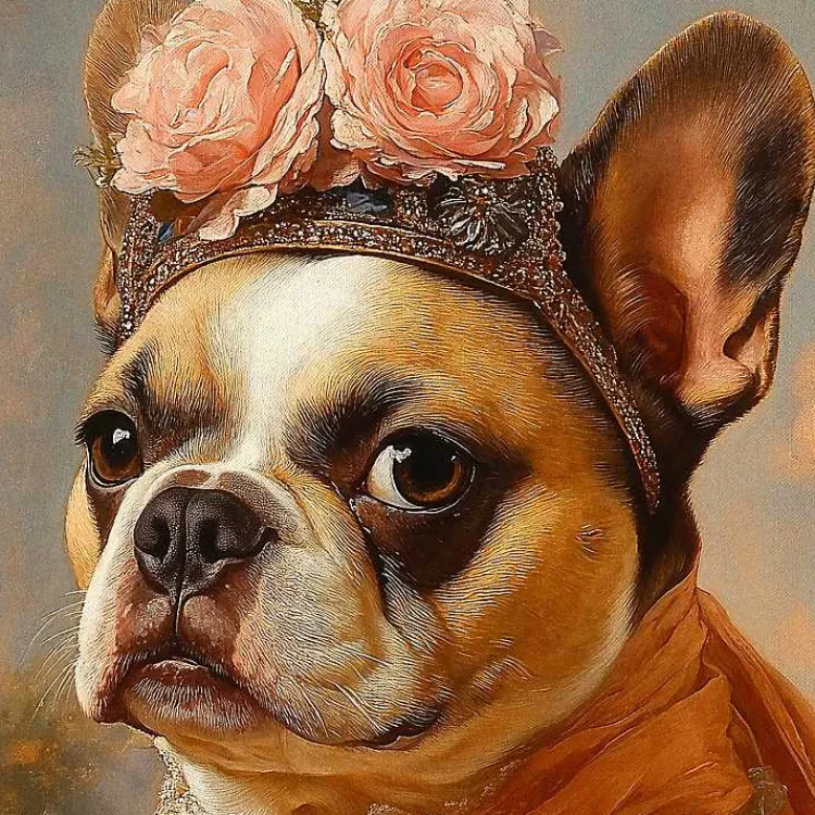 Canvas Art-Kirklands Home Countess Claudette Cuddleworth Framed Art Print Multi