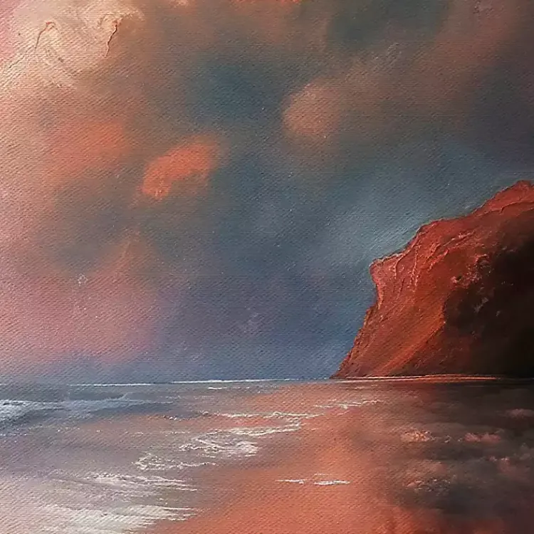 Canvas Art-Kirklands Home Turbulent Beauty Framed Canvas Art Print