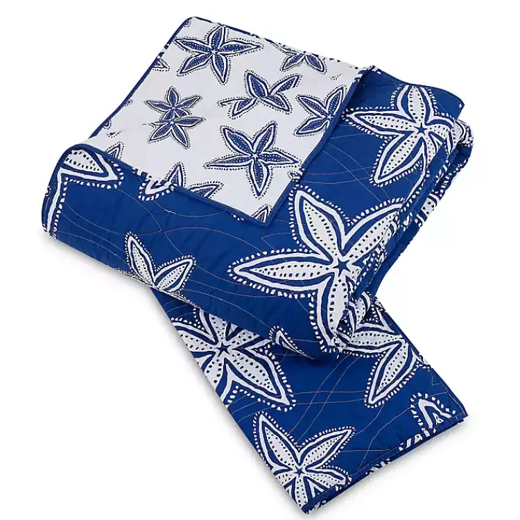 Quilts-Kirklands Home Navy Sea Star 2-pc. Twin Quilt Set