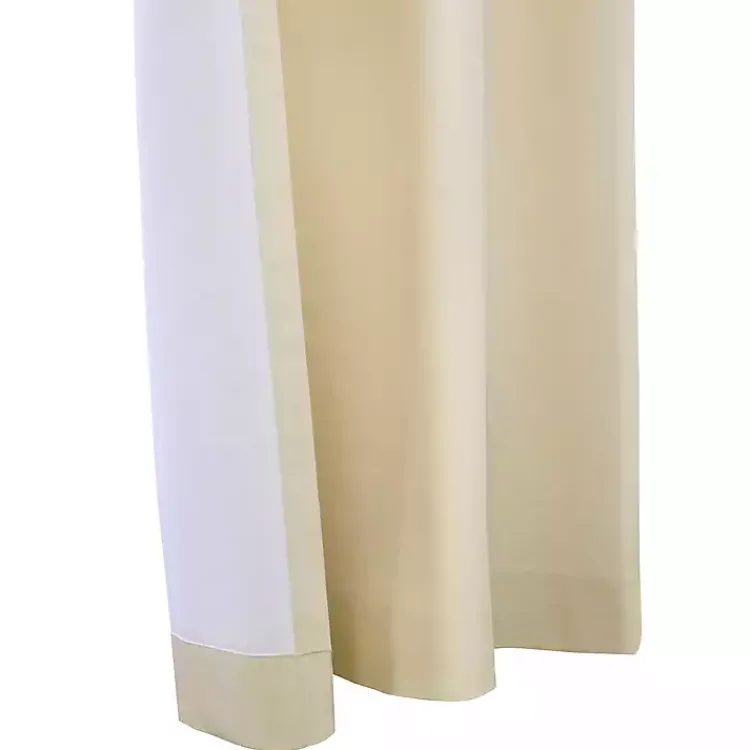 Curtains & Drapes-Kirklands Home Natural Room Darkening Curtain Panel Set, 95 in. Tan