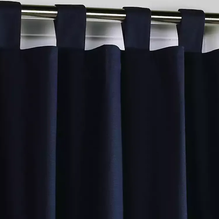 Curtains & Drapes-Kirklands Home Navy Weathermate Blackout Curtain Panel, 63 in. Blue