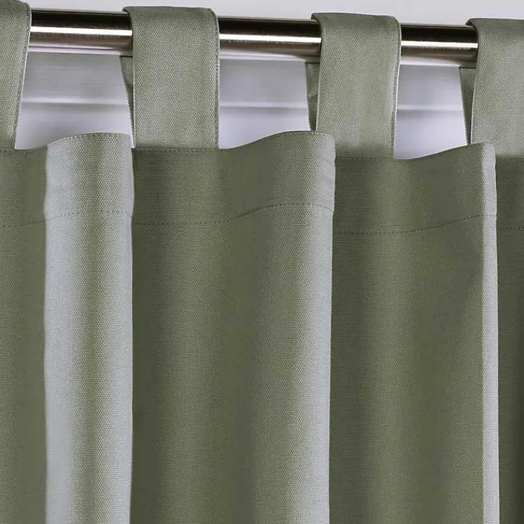 Curtains & Drapes-Kirklands Home Sage Weathermate Blackout Curtain Panel, 95 in. Green