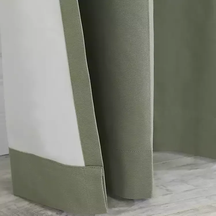 Curtains & Drapes-Kirklands Home Sage Weathermate Blackout Curtain Panel, 95 in. Green