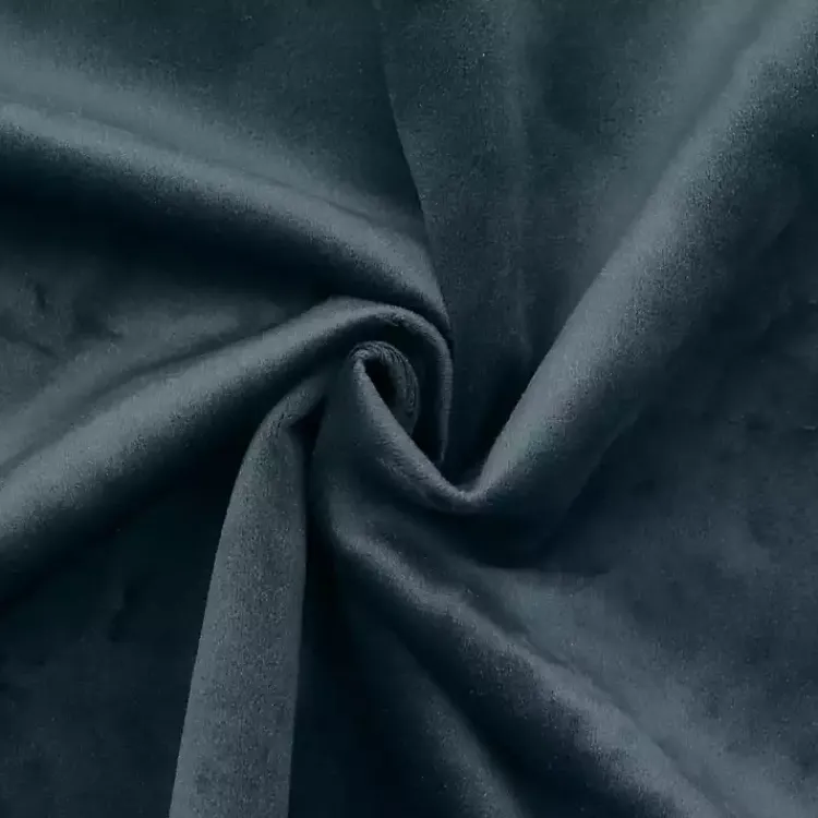 Curtains & Drapes-Kirklands Home Navy Faux Suede Blackout Curtain Panel, 63 in. Blue