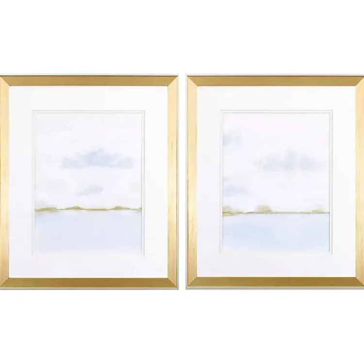 Framed Art-Kirklands Home Placid Waters Framed Art Prints, Set of 2