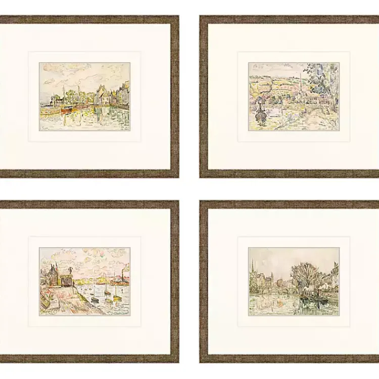 Framed Art-Kirklands Home Petite Landscapes Framed Art Prints, Set of 4
