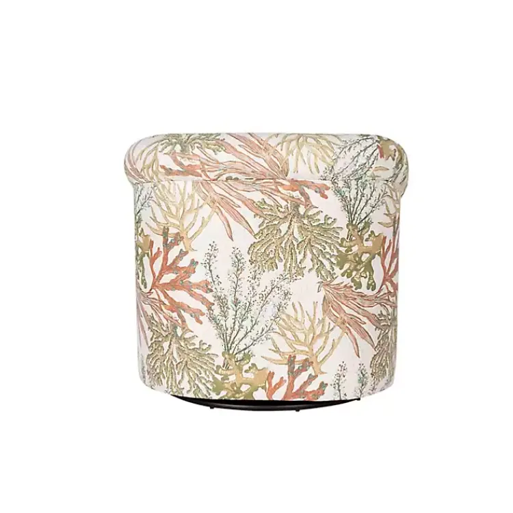 Accent Chairs-Kirklands Home Colorful Ocean Bonnie Swivel Accent Chair Green