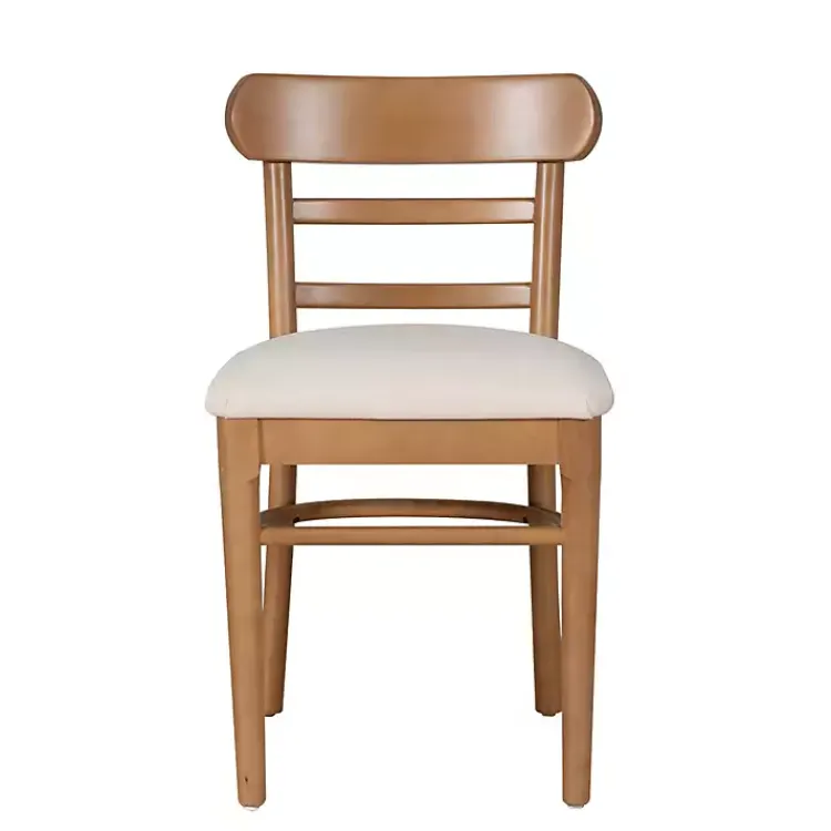 Dining Chairs-Kirklands Home Cream Upholstered Wood Dining Chairs, Set of 2 White