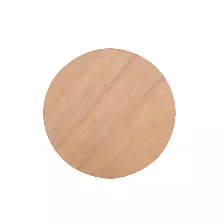 Accent & End Tables-Kirklands Home Merryweather Natural Wood Accent Table Tan