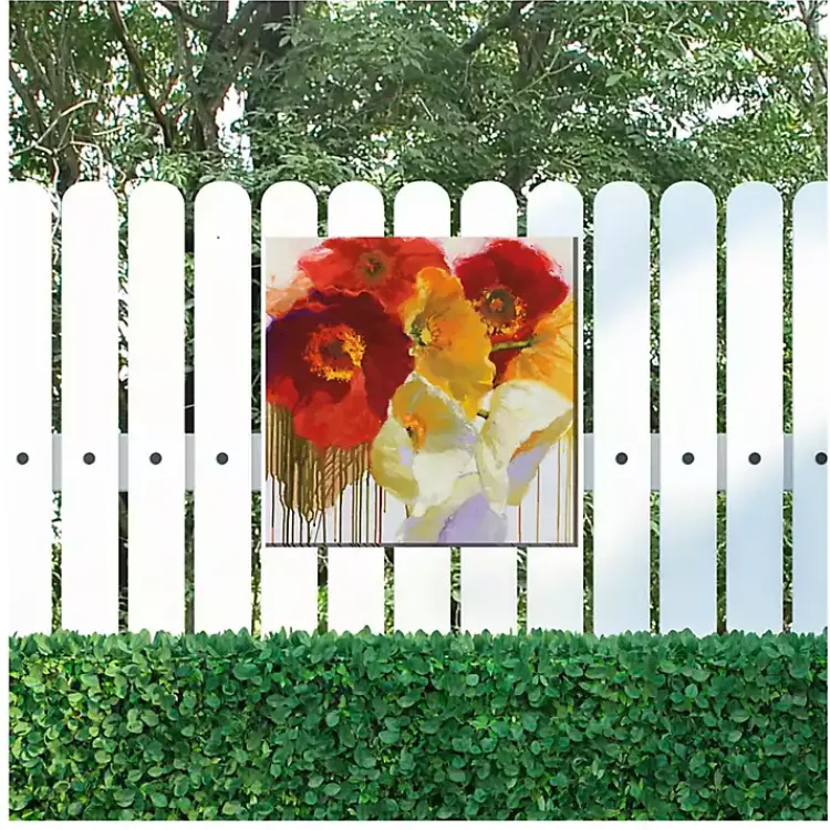 Outdoor Wall Decor-Kirklands Home Bold Faced Flowers Outdoor Canvas Art Print