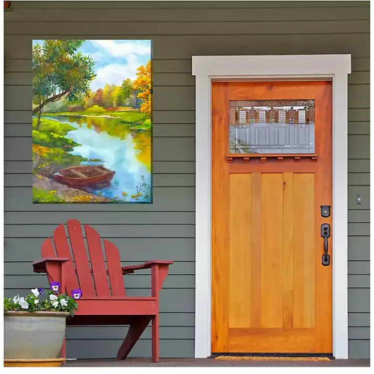 Outdoor Wall Decor-Kirklands Home Idle Time Outdoor Canvas Art Print