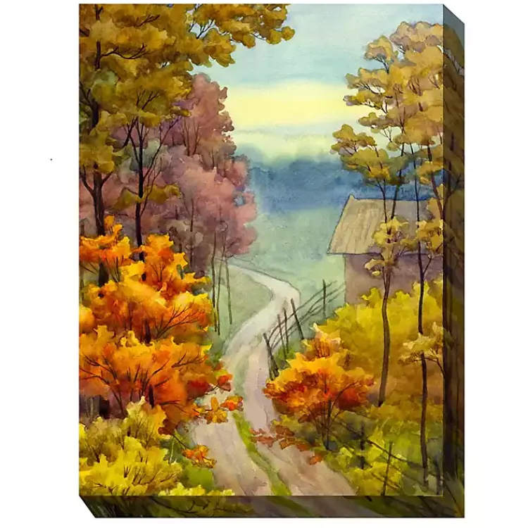 Outdoor Wall Decor-Kirklands Home Rambling Road Outdoor Canvas Art Print