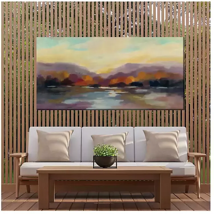 Outdoor Wall Decor-Kirklands Home Autumn Glow Outdoor Canvas Art Print