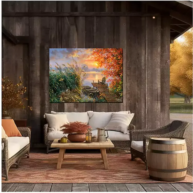 Outdoor Wall Decor-Kirklands Home Fond Memories Outdoor Canvas Art Print
