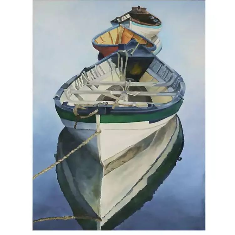 Outdoor Wall Decor-Kirklands Home Still Waters Outdoor Canvas Art Print Blue