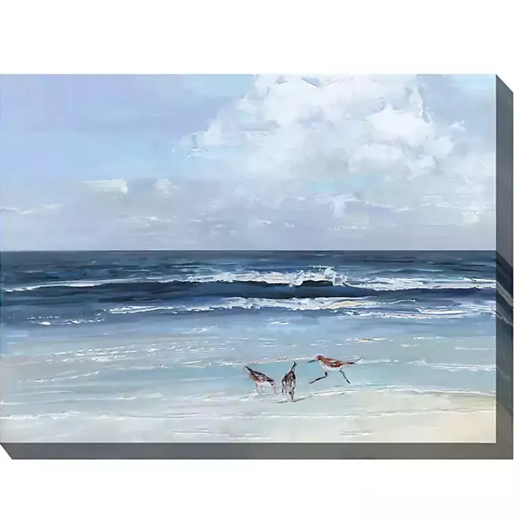 Outdoor Wall Decor-Kirklands Home Beach Combers Outdoor Canvas Art Print Blue