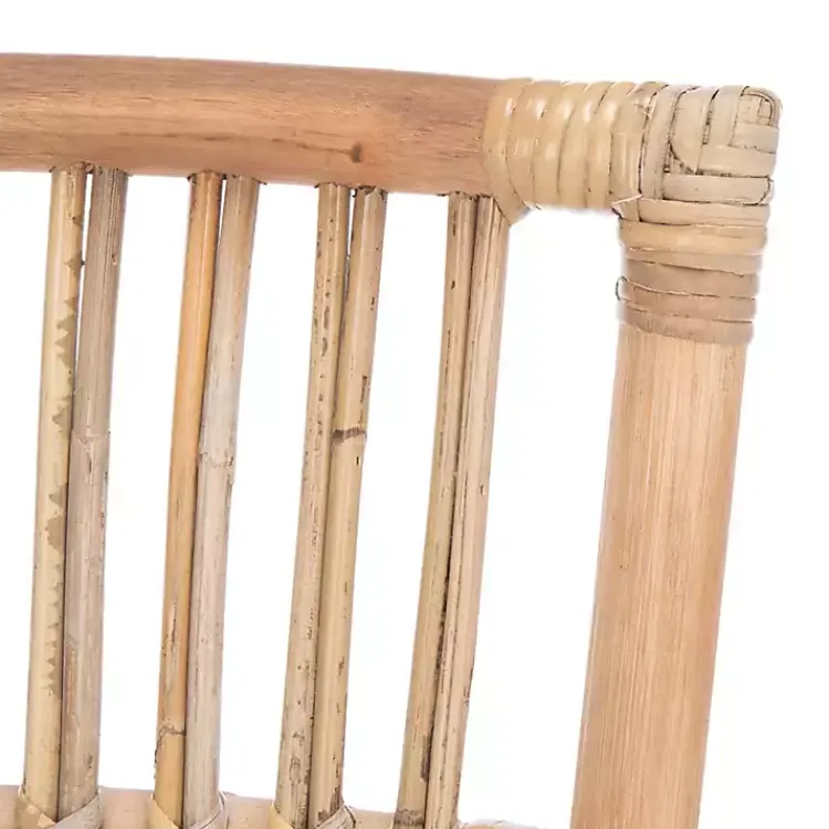 Dining Chairs-Kirklands Home Rattan Erika Dining Chairs, Set of 2 White