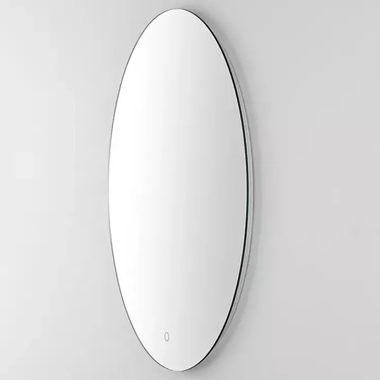 Decorative Mirrors-Kirklands Home Oval Nolan LED Wall Mirror