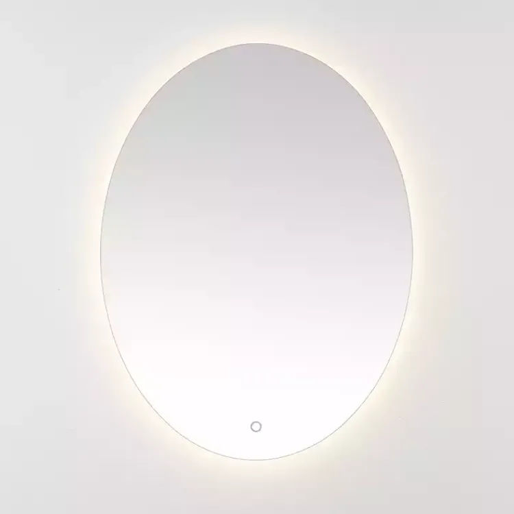 Decorative Mirrors-Kirklands Home Oval Nolan LED Wall Mirror
