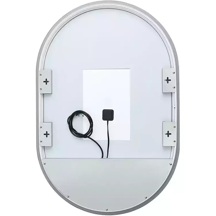 Decorative Mirrors-Kirklands Home Oval Jax LED Wall Mirror
