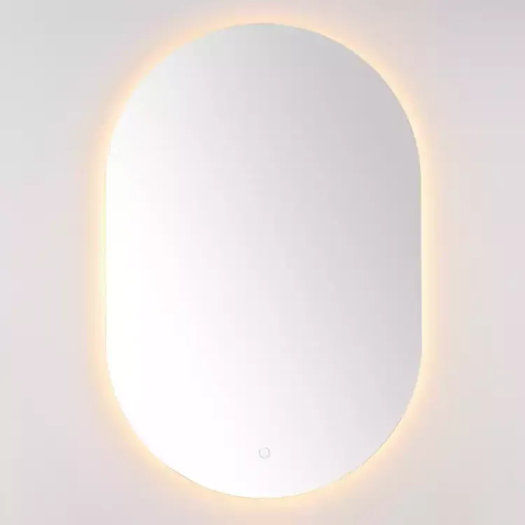 Decorative Mirrors-Kirklands Home Oval Jax LED Wall Mirror