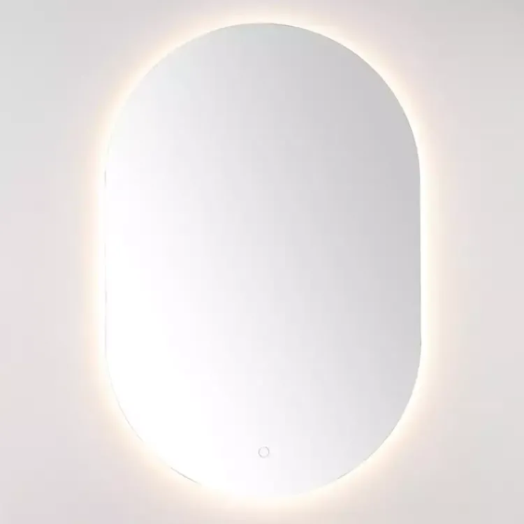 Decorative Mirrors-Kirklands Home Oval Jax LED Wall Mirror