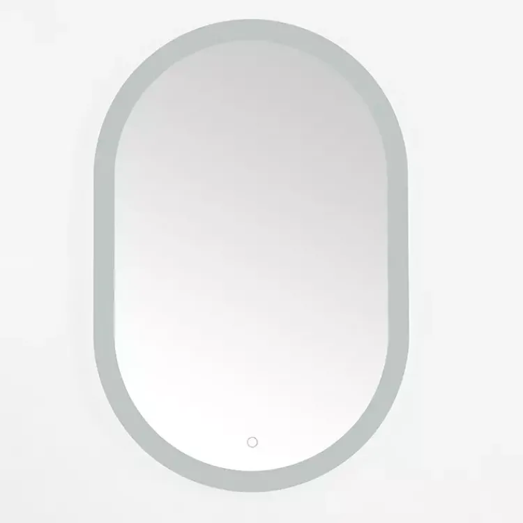 Decorative Mirrors-Kirklands Home Oval Wes LED Wall Mirror
