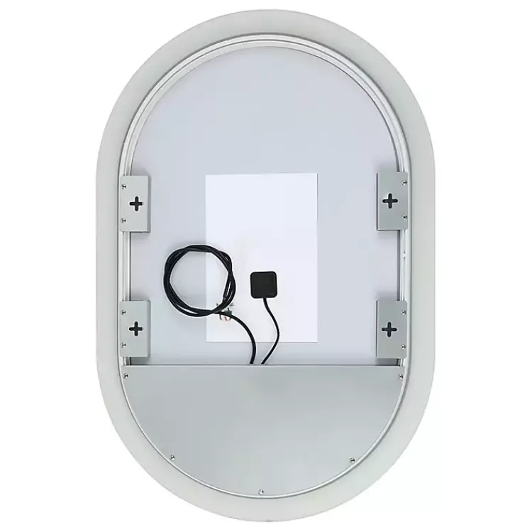 Decorative Mirrors-Kirklands Home Oval Wes LED Wall Mirror