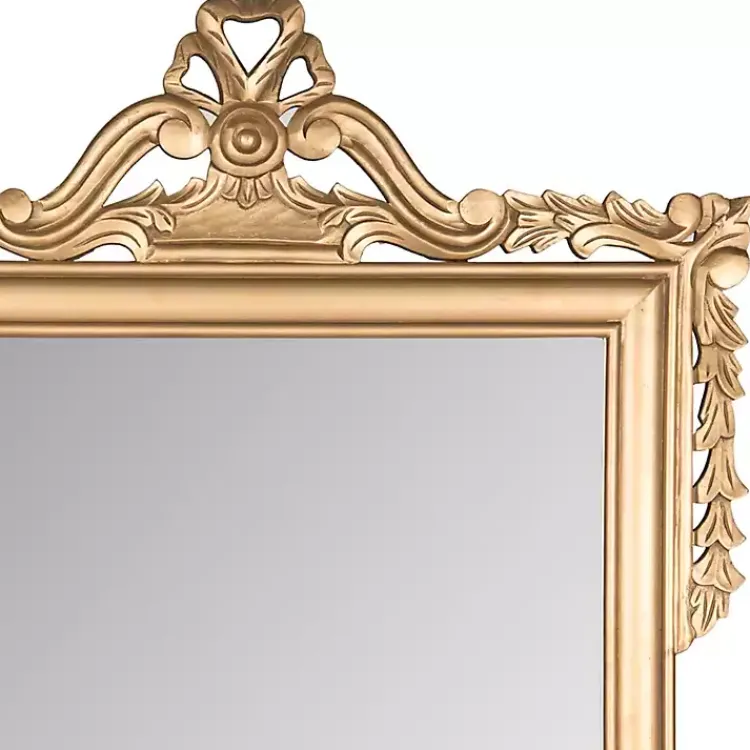 Decorative Mirrors-Kirklands Home Gold Decorative Scrolls Ornate Wall Mirror