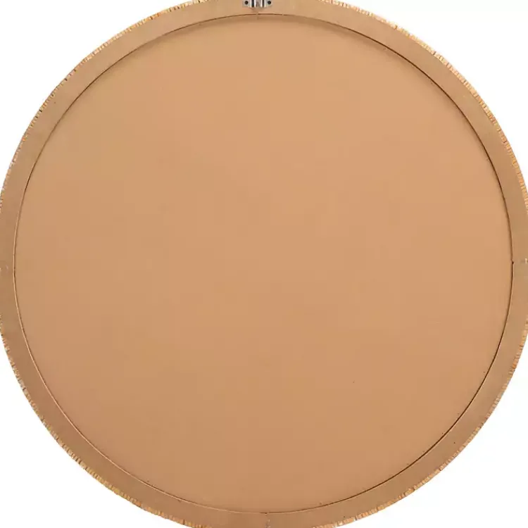 Decorative Mirrors-Kirklands Home Natural Wood Wrapped Mila Wall Mirror